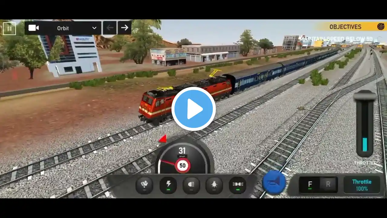 Indian Railways Train Simulator 2024 Pc Gameplay || WDM 3d In Action || Heavy Traffic At Ahmedabad