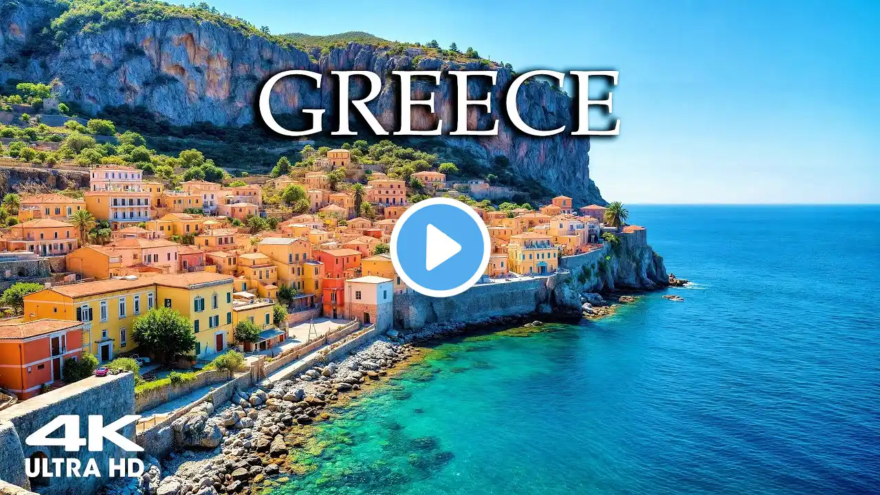 DISCOVER GREECE 4K | Relaxing Piano & The Wonder of Ancient Beauty