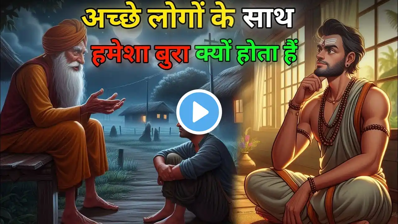 अच्छे लोग इतनी कठिनाइयों का सामना क्यों करते हैं? अच्छे लोग हमेशा दुखी क्यों रहते हैं? Buddha story