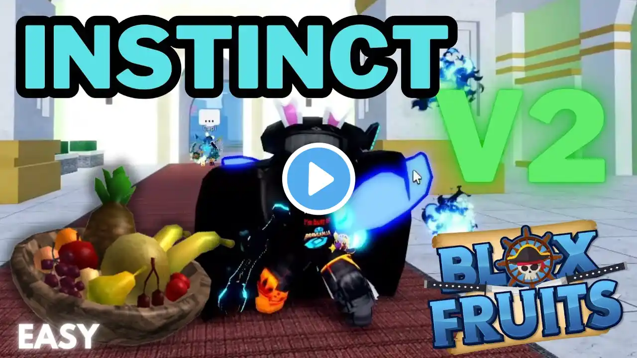 I FINALLY got instinct V2 on BLOX FRUITS- (How to get it)