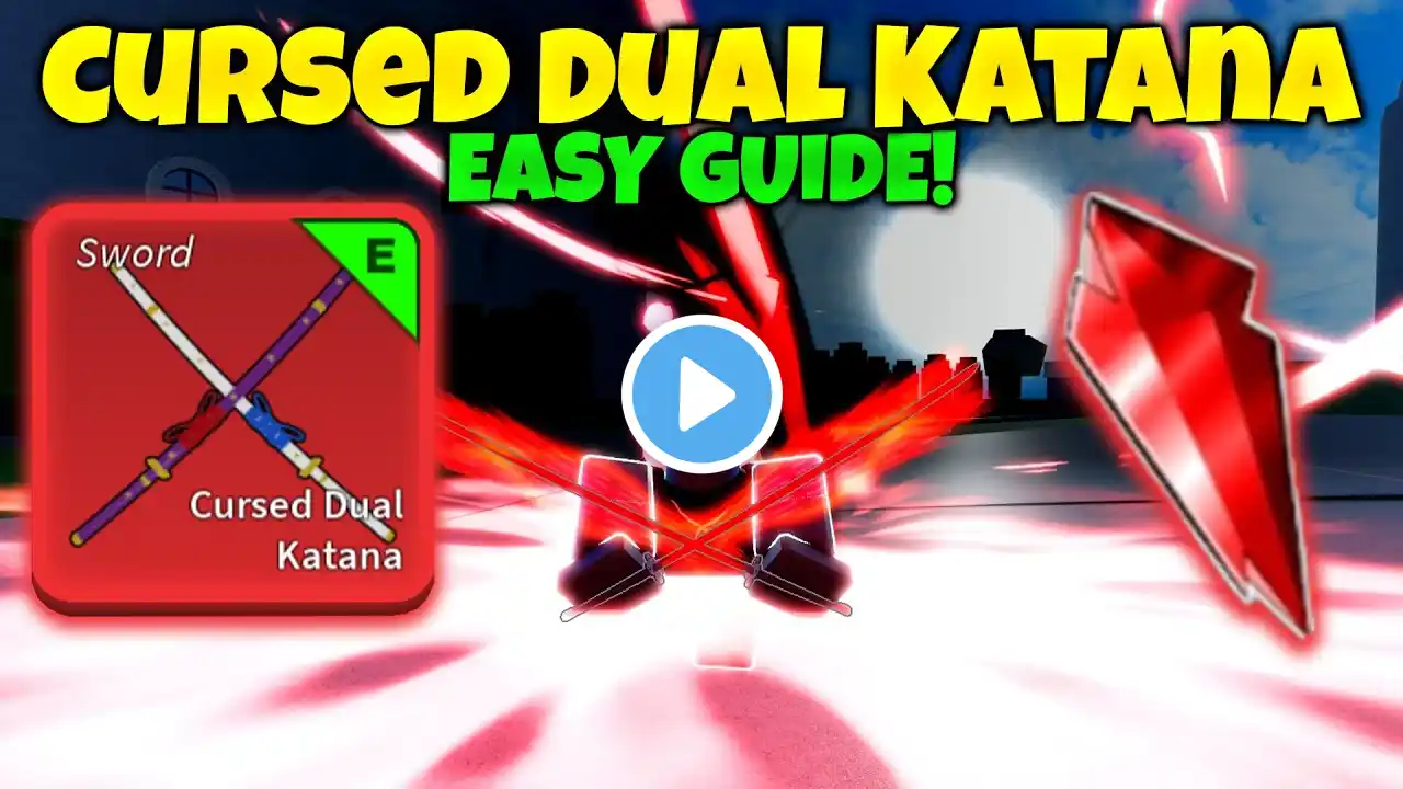 How To Get Cursed Dual Katana ( Puzzle ) *EASY GUIDE* In Blox Fruits