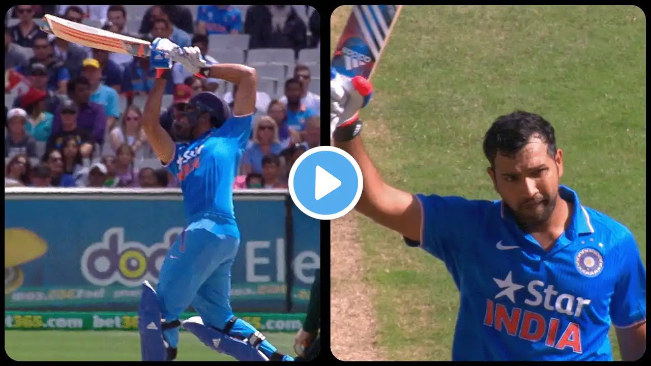 Rohit Sharma launches 138 against Aussies at the G | From the Vault