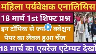 Mahila Paryavekshak: Final Review & Cut Off Explained