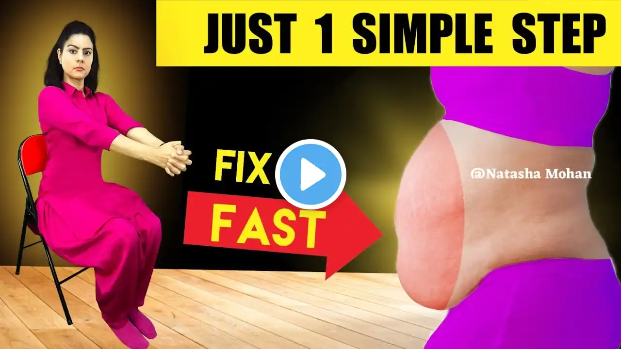 Only One Easy Exercise To Reduce Belly Fat Finally  | Do it Now & Thank Me Later