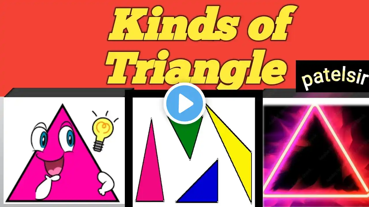 Kinds of Triangle/ त्रिभुज के प्रकार