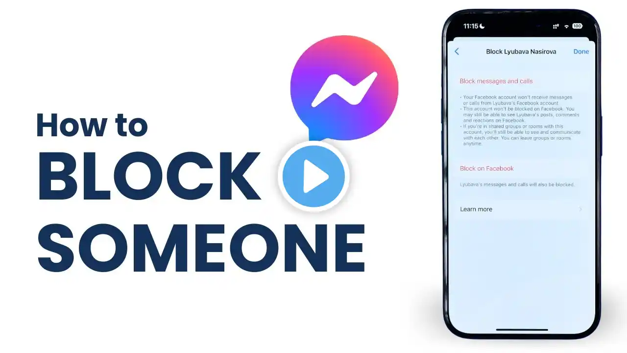 How to Block Someone on Messenger - iPhone & Android