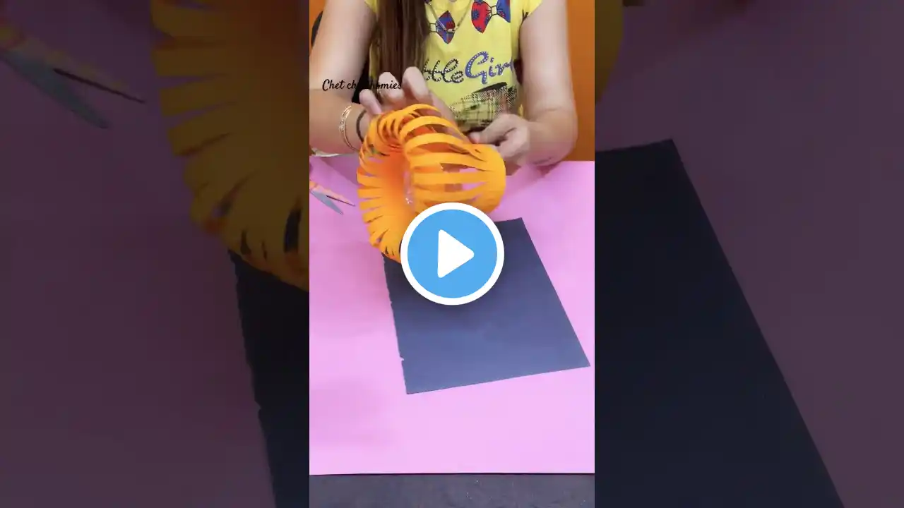 DIY easy Paper lantern for Diwali #diy #papercraft #diwalidecoration #lantern #shorts #viral