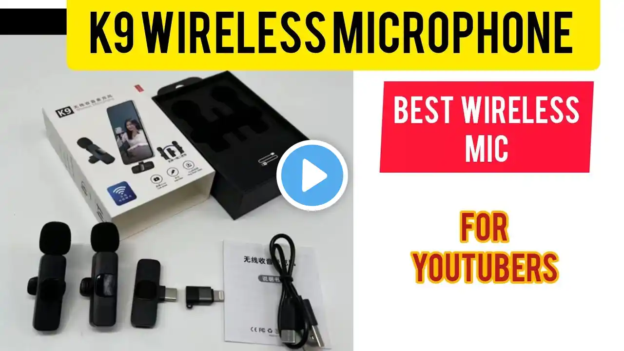 K9 Wireless Microphone kaise use kare II K9 Wireless Microphone ko kaise connect kare II K9 connect