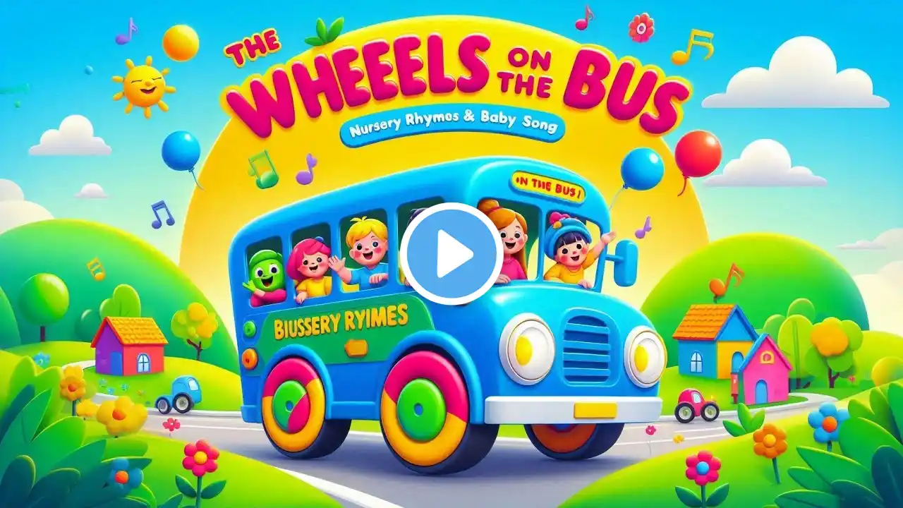 The Wheels on the Bus go | Nursery Rhymes & Baby song  | Little Learners Tv