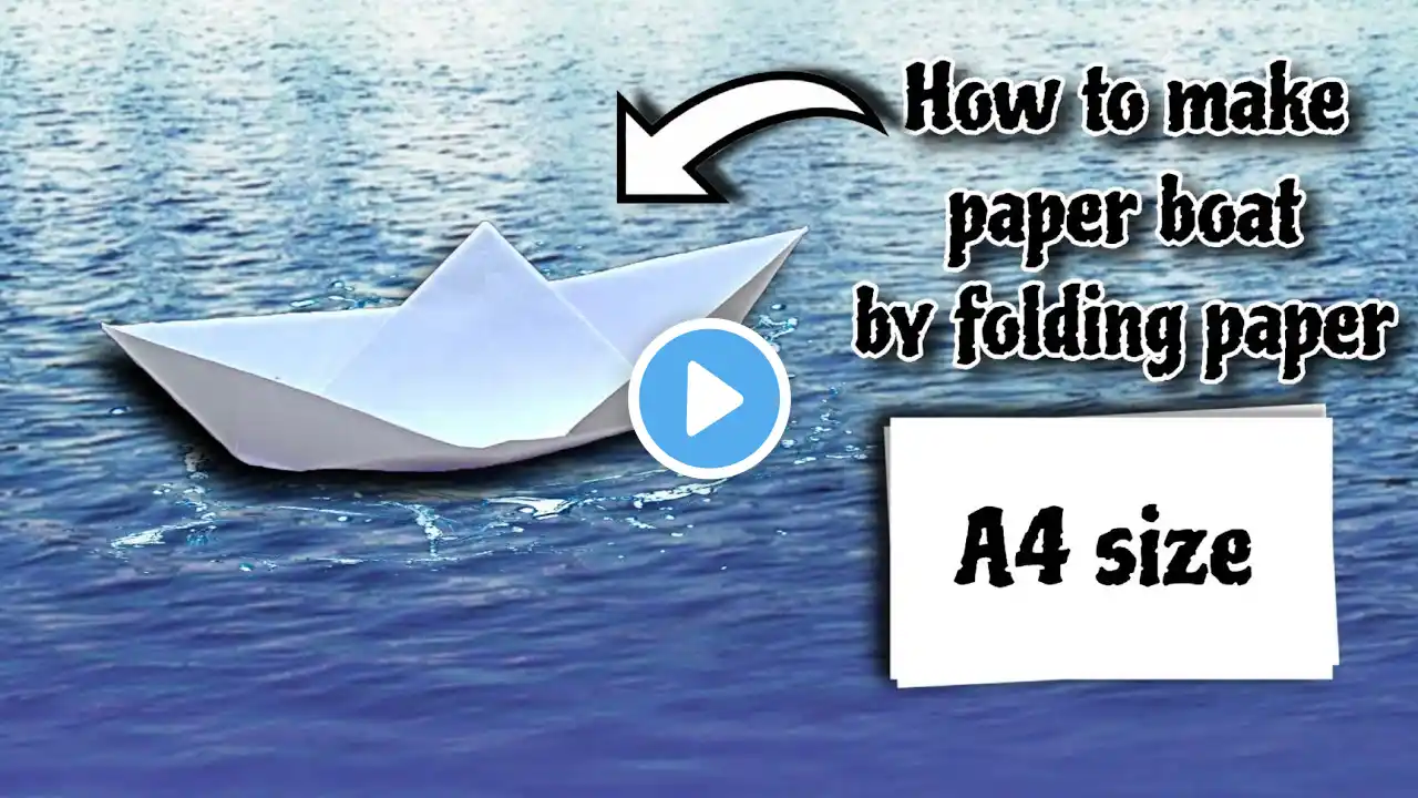 How to make a paper boat | easy and simple | constructor #diy #papercraft #paper