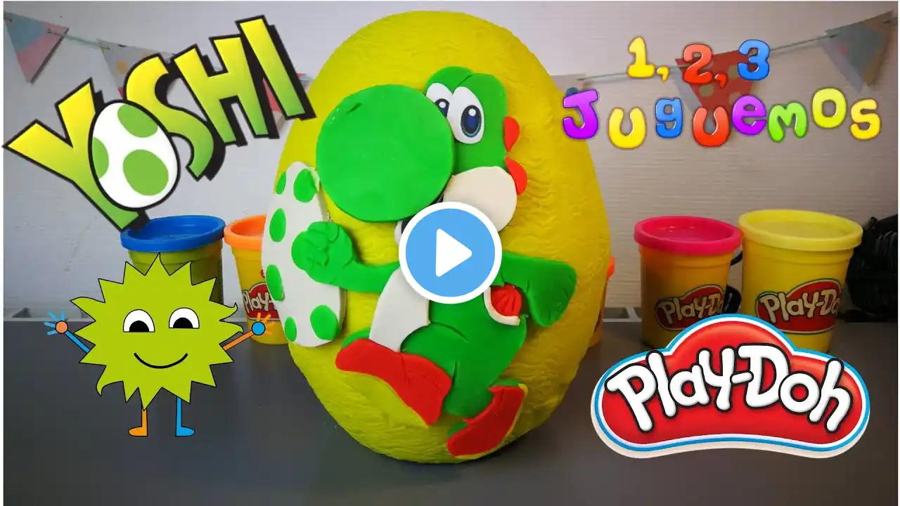 Huevo Sorpresa Gigante de YOSHI en Plastilina Play Doh