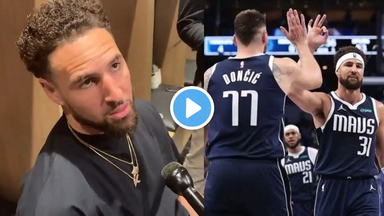 Klay Thompson reacts to Luka Doncic trade to Lakers for Anthony Davis