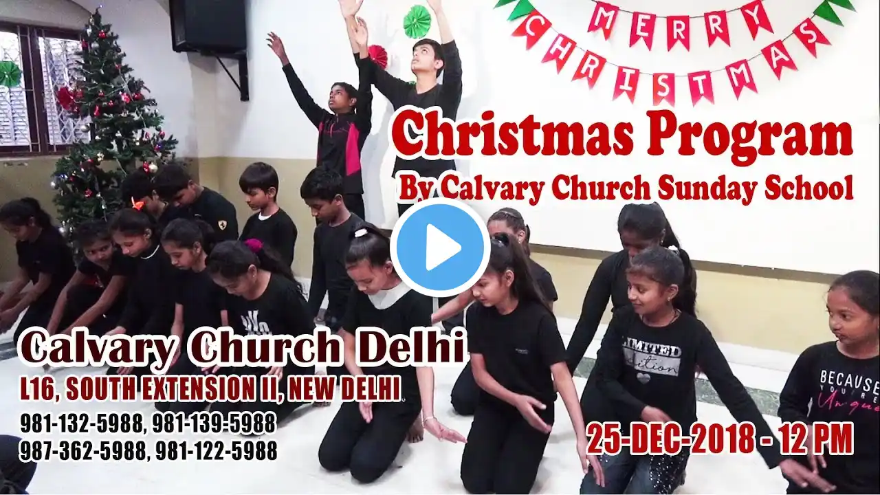 Christmas Program By Calvary Church Sunday School Children