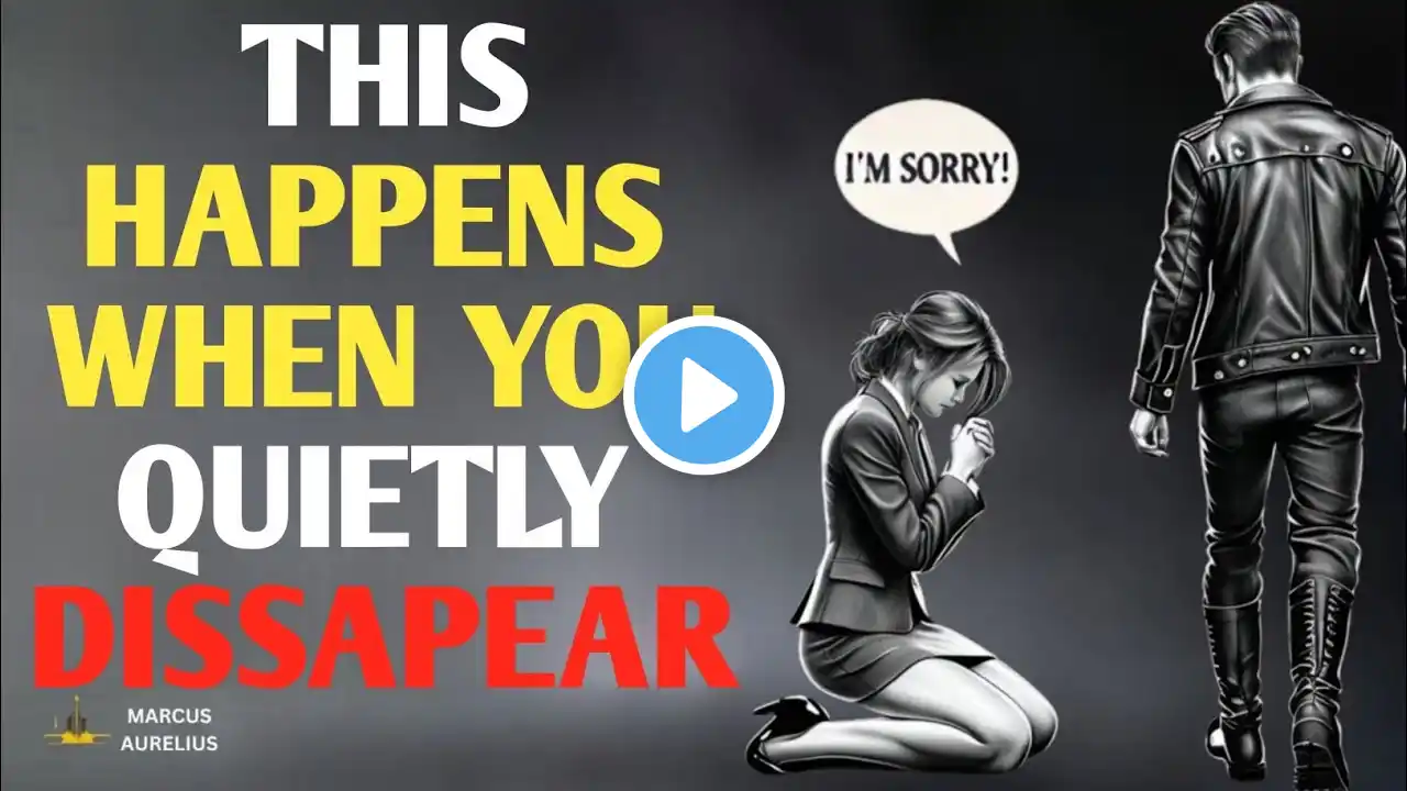 9 Surprising Reactions When You Disappear from Their Life | Stoicism