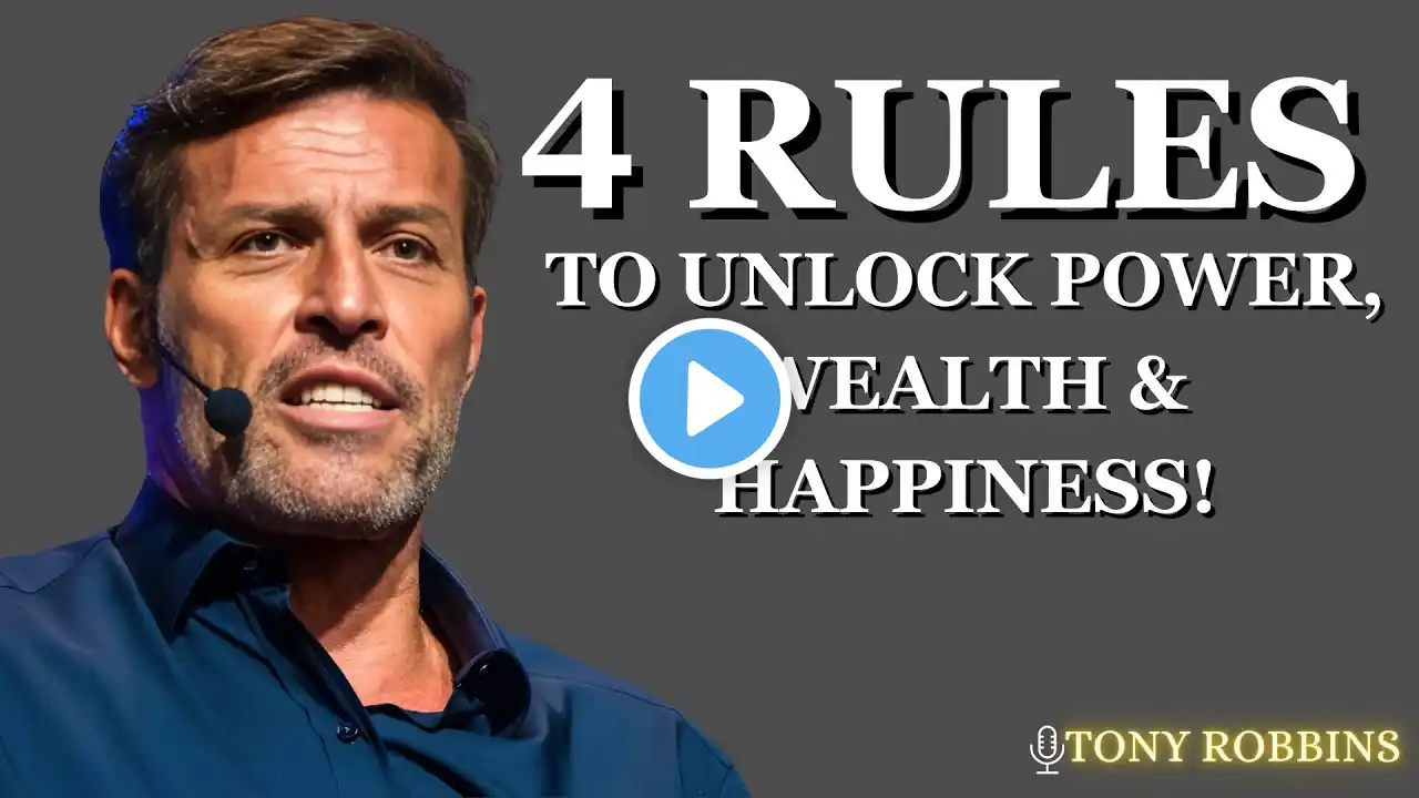 4 Life-Changing Rules to Unlock Power, Wealth & Happiness! | TONY ROBBINS