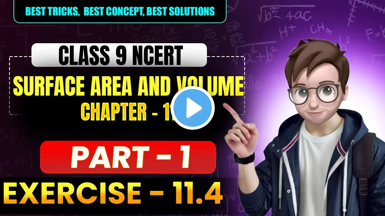 Surface Areas and Volumes - Exercise 11.4 (Part 1) | Class 9 Maths Chapter 11 | CBSE 2024