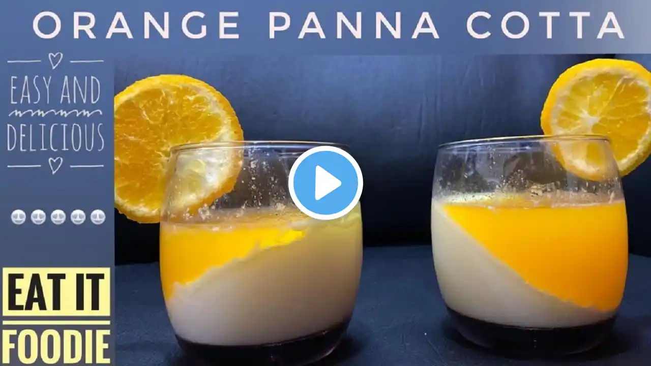 Orange Panna Cotta | Easy Panna Cotta Recipe | Cook With Comali Tamil Trending | Eat It Foodie 😍