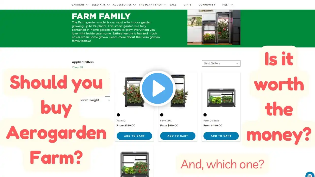 Should you buy Aerogarden Farm? Is it worth the money? And, which hydroponics model is right?