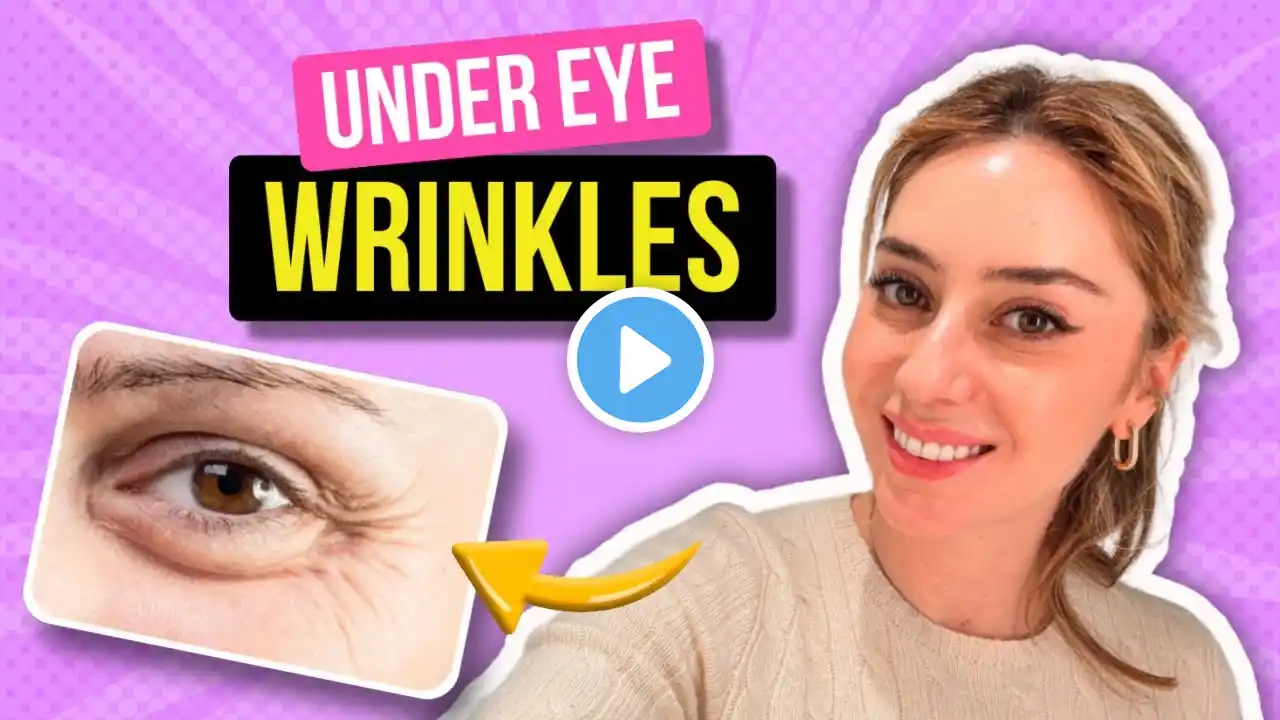 How to Treat Under Eye Wrinkles from a Dermatologist! | Dr. Shereene Idriss