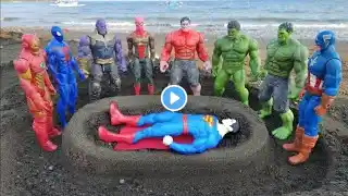 AVENGERS SUPERHERO STORY, MARVEL'S SPIDER-MAN 2 VS GIANT HULK, TEAM VENOM, CAPTAIN AMERICA, IRON MAN