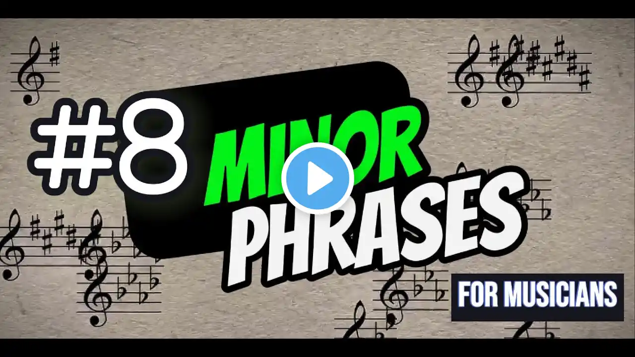 The Art of Minor: 8 Phrases in Every Key - Part 1 #minorscale #musician #improvisation