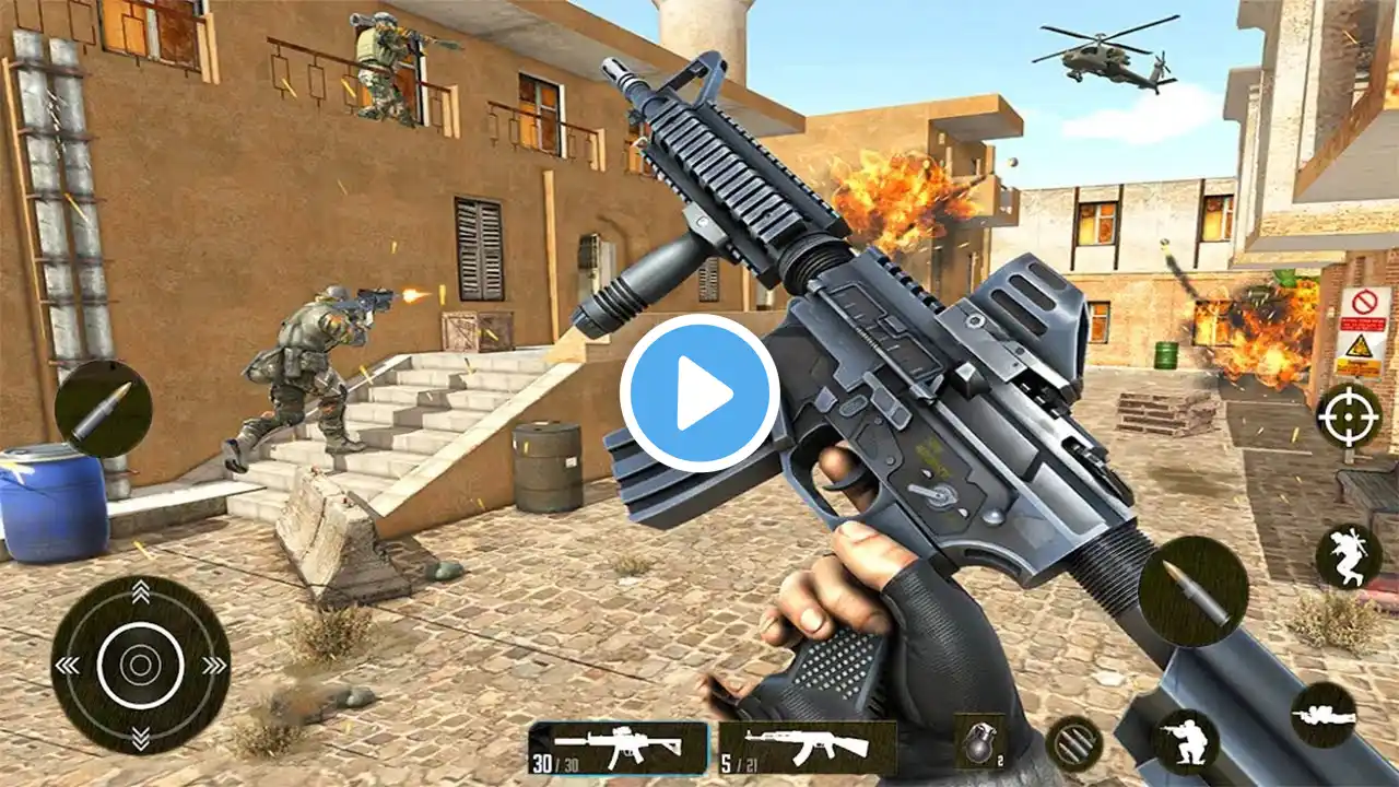 FPS Encounter Strike: Terrorist Squad Gun Shooting - Android Gameplay 4