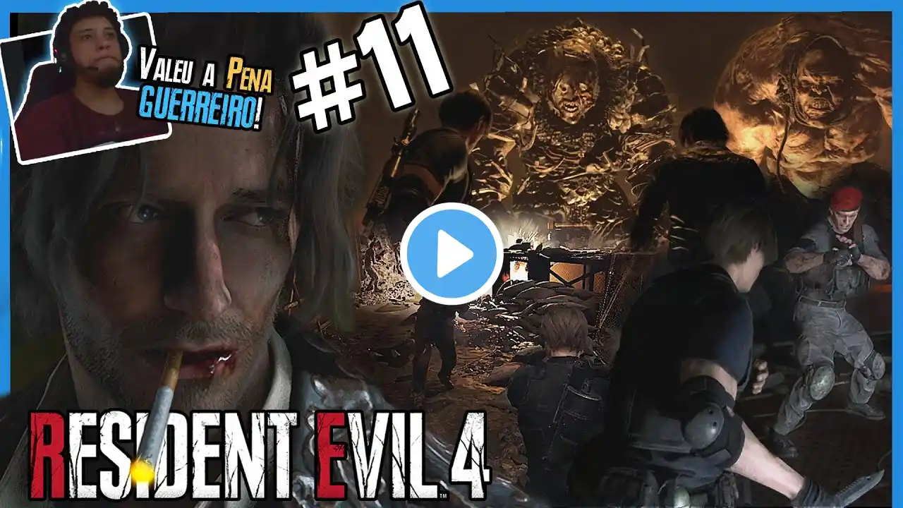 RESIDENT EVIL 4 Remake #11 - ADEUS, CABALLERO! 🛡️⚔️💃🕺🔑 | Gameplay DUBLADO Português PT-BR 2K 60fps