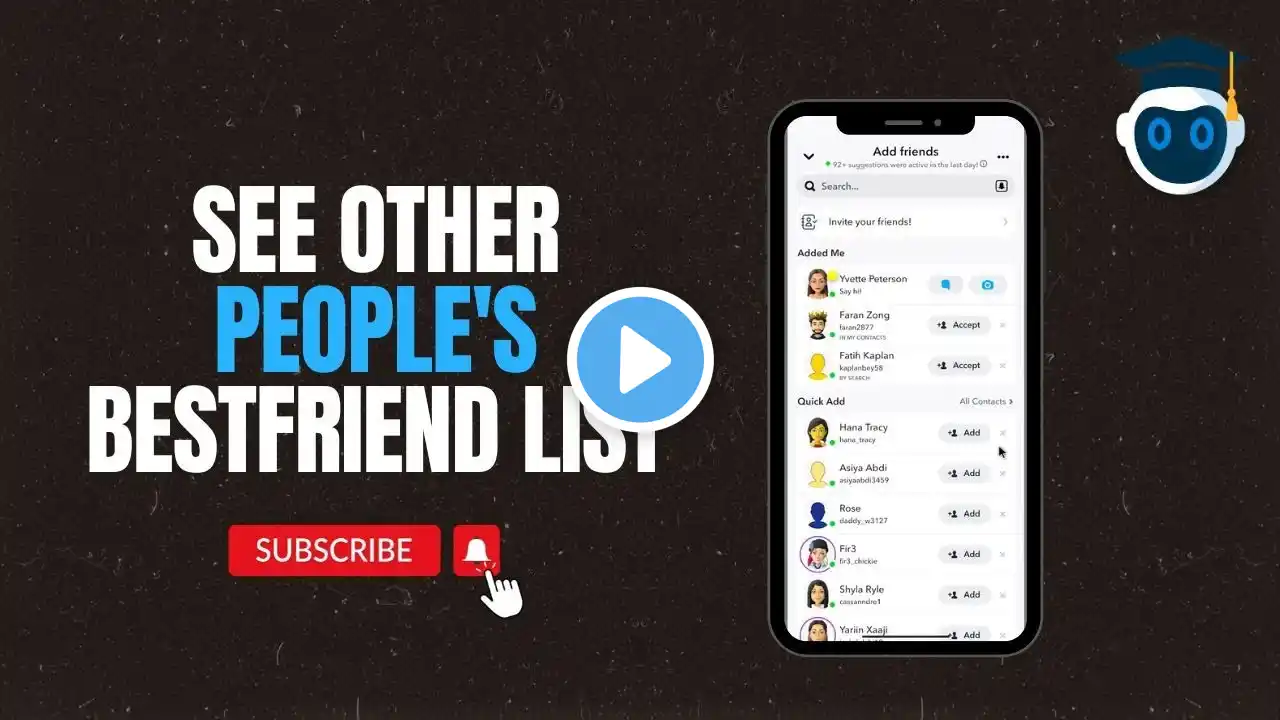 How To See Other Peoples Best Friends List On Snapchat | 2023 Full Guide