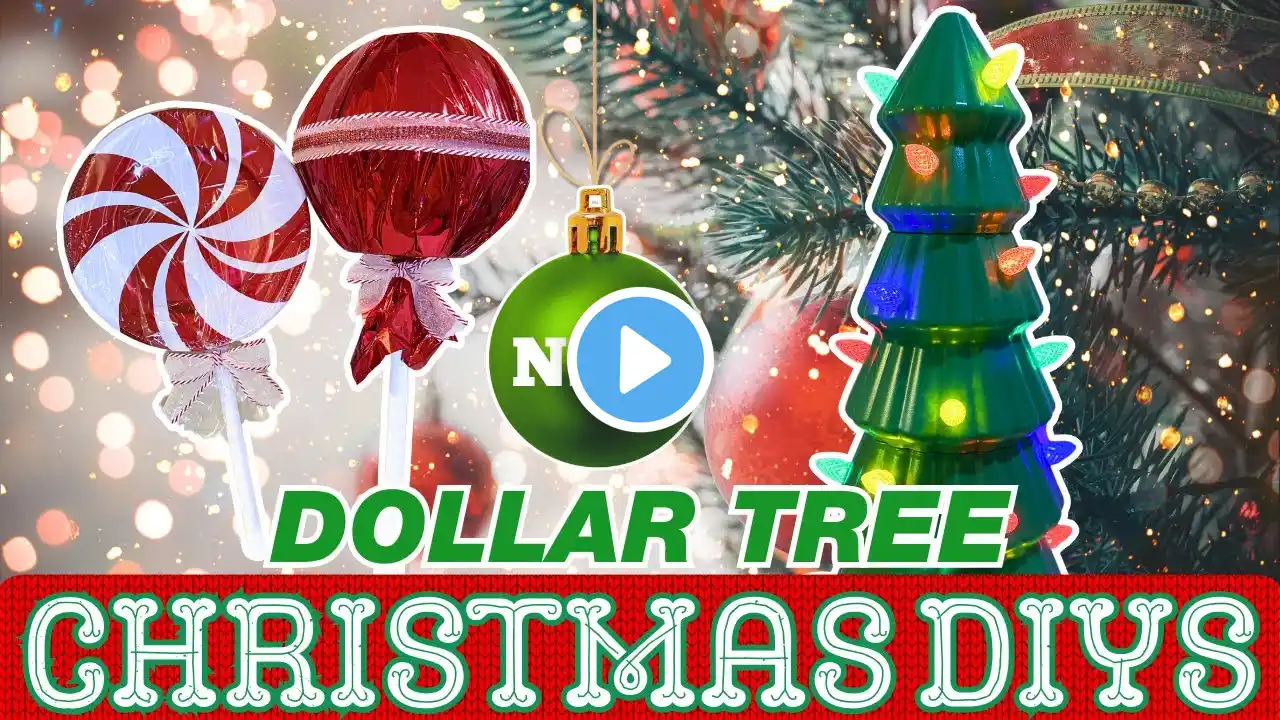 8 Festive NEW Dollar Tree Christmas DIYS That Will Wow Your Guests! 🎄💡