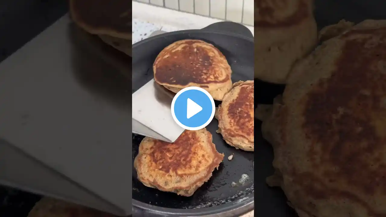 Banana Buckwheat Pancakes #toddlerapproved