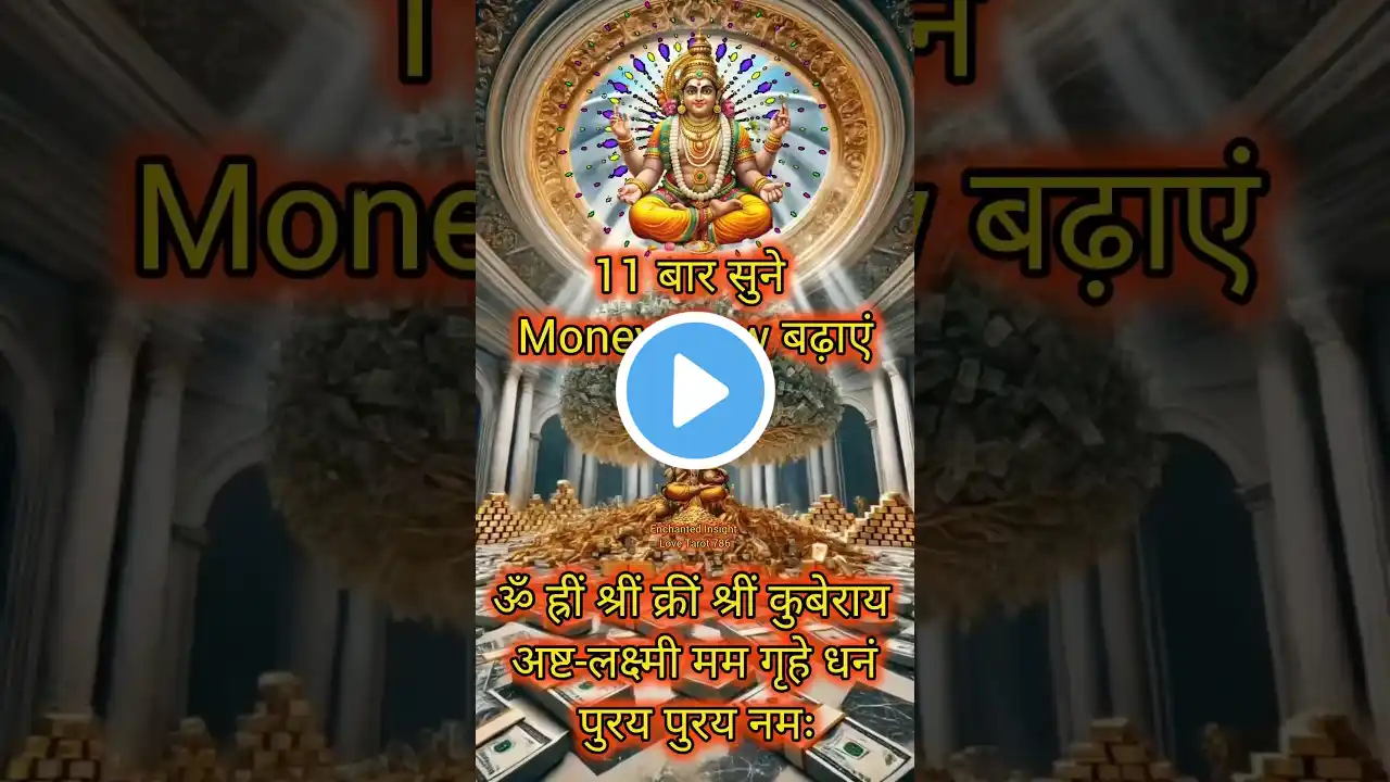 🙏🕉Chant This Kuber-Lakshmi Mantra For Wealth&Prosperity📿💵🙏#kubermantra #lakshmi #viralshort #shorts_