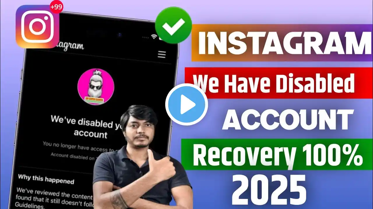 😥 Instagram disabled account recovery 2025 | we have disabled your account instagram | instagram |