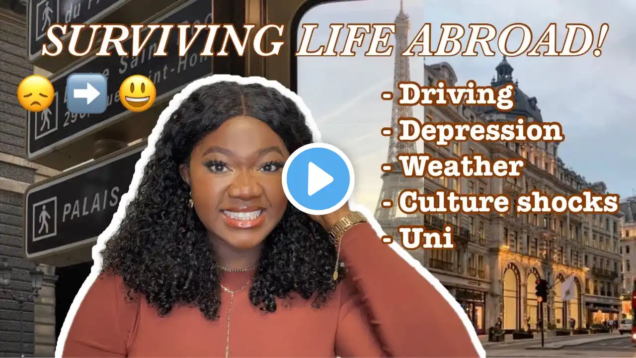 WHAT NOBODY TELLS YOU ABOUT LIFE ABROAD!!  // THE HARD PARTS ( SURVIVAL TIPS ) Amara Ozor