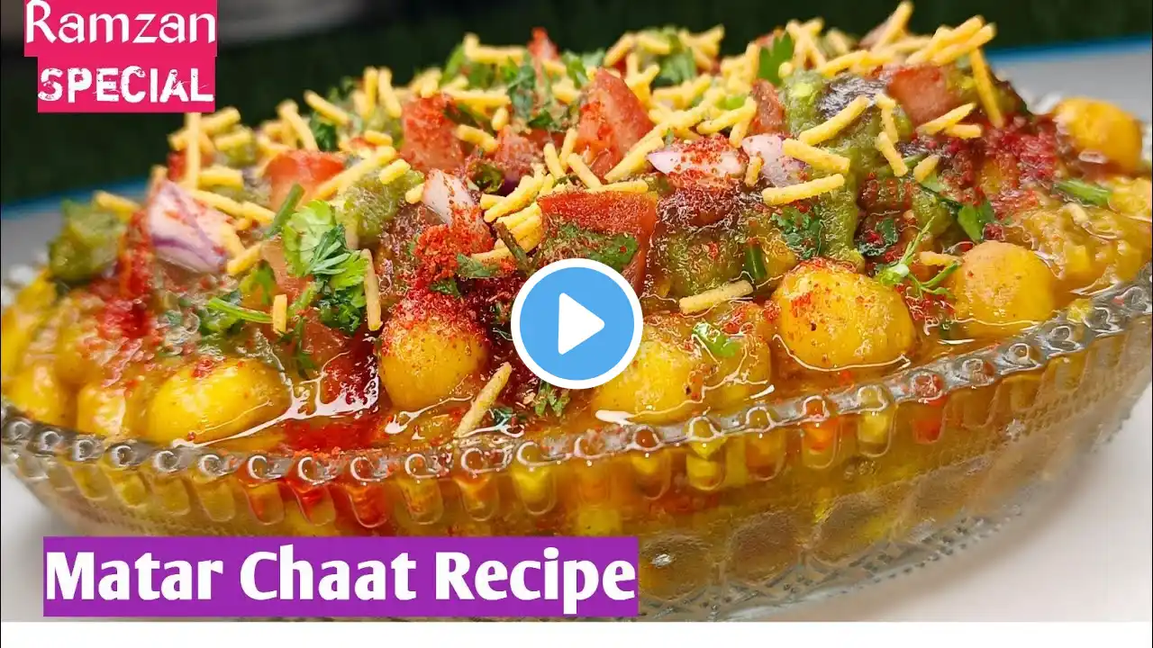 Matar Chaat Recipe | Ragda Chaat Recipe | Safed Matar Ki Chaat | Aloo Matar Chaat |