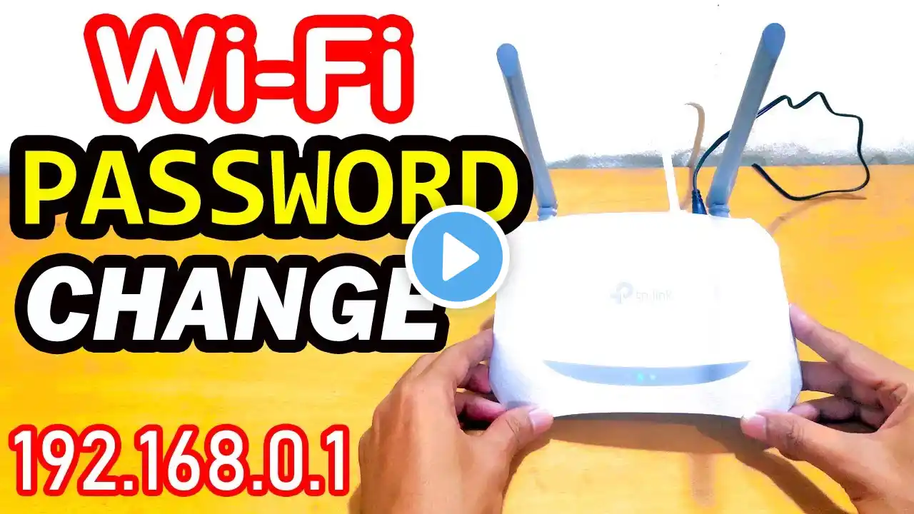 TP-Link Router WiFi Password Change and WiFi Name Change Easy and Quick Technique