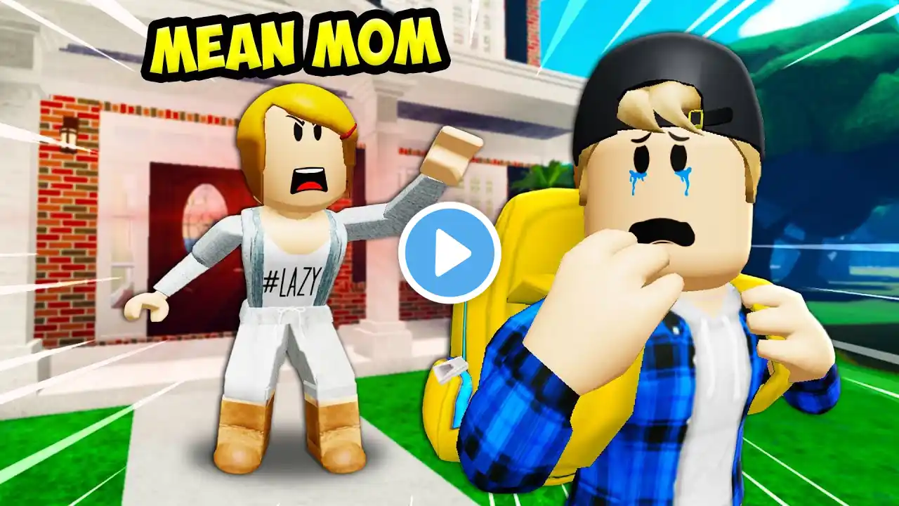 MEAN Mom Kicked Out Her Son?! A Sad Roblox Movie (Story)