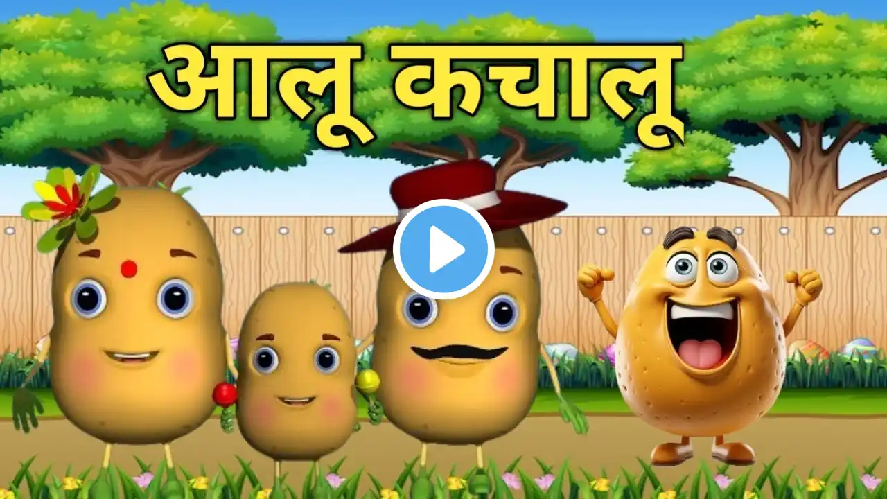 Aloo Kachaloo Beta Kahan Gaye The | Hindi Rhyme | Hindi songs |  Little Kids Poem