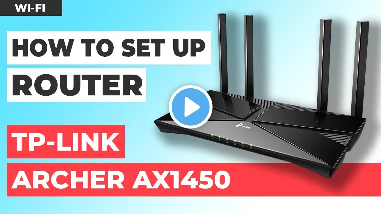 ✅ How to Set Up TP-Link Archer AX1450 | How to Setup TP-Link AX1450 WiFi Router