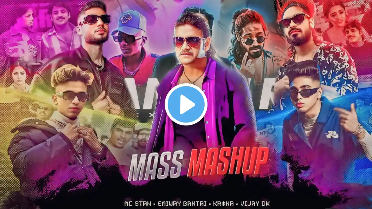 Mc Stan - "Mass Mashup" Ft.Emiway x Vijay Dk x Kr$na | Prod By Mc Sycper