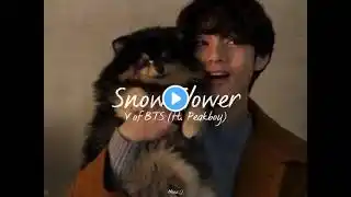 V of BTS (ft. Peakboy)- Snow Flower | slowed down + reverb