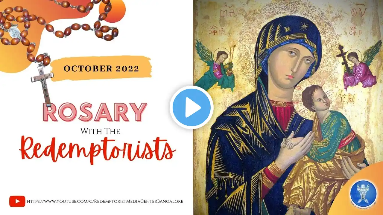 Monday 3 October, 2022 @ 7PM IST - Rosary with the Redemptorists & Benediction LIVE!