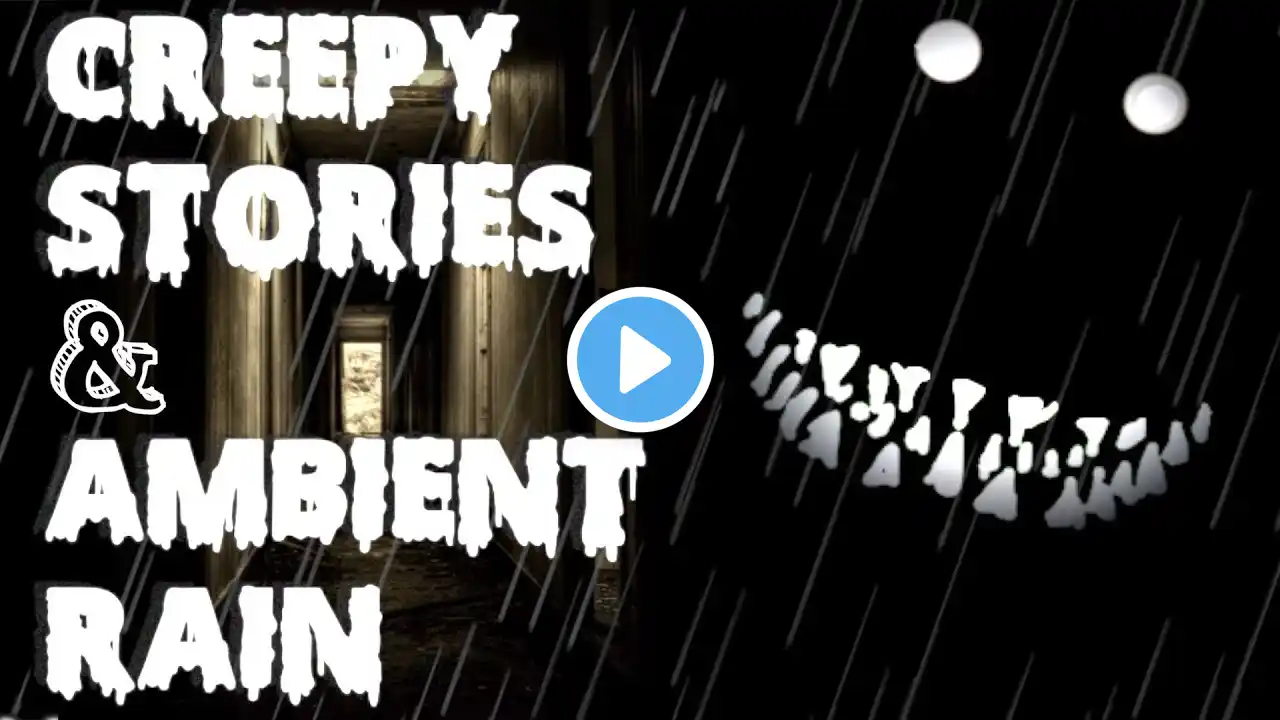 1 HOUR of Creepy TRUE Stories + Ambient Rain | Vol. 4 (ASMR SLEEP AID)