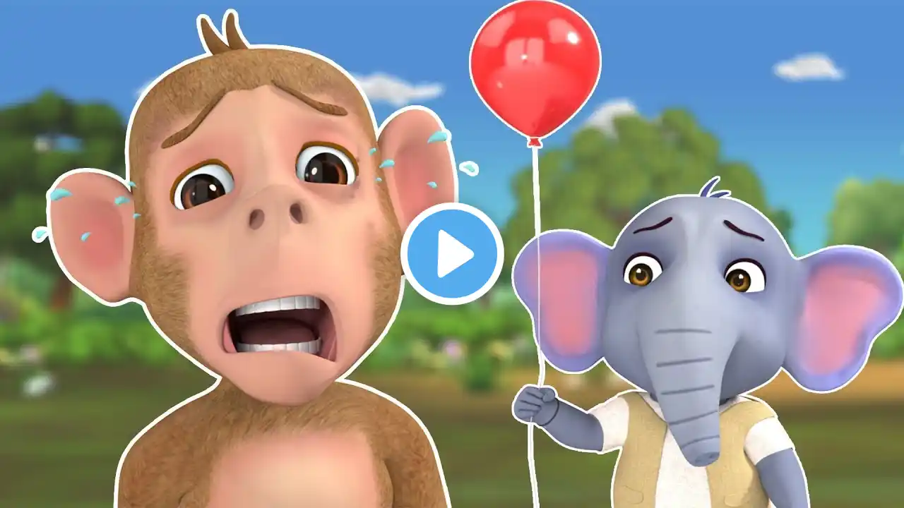 Bandar Mama Ro Raha Tha + Ek Mota Hathi | Hindi Nursery Rhymes - Zappy Toons