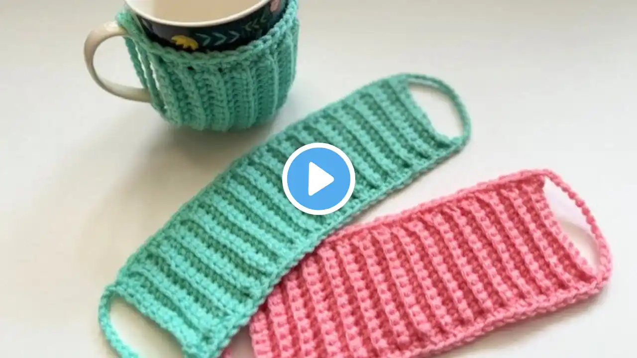 How to Crochet an Easy Mug Cozy