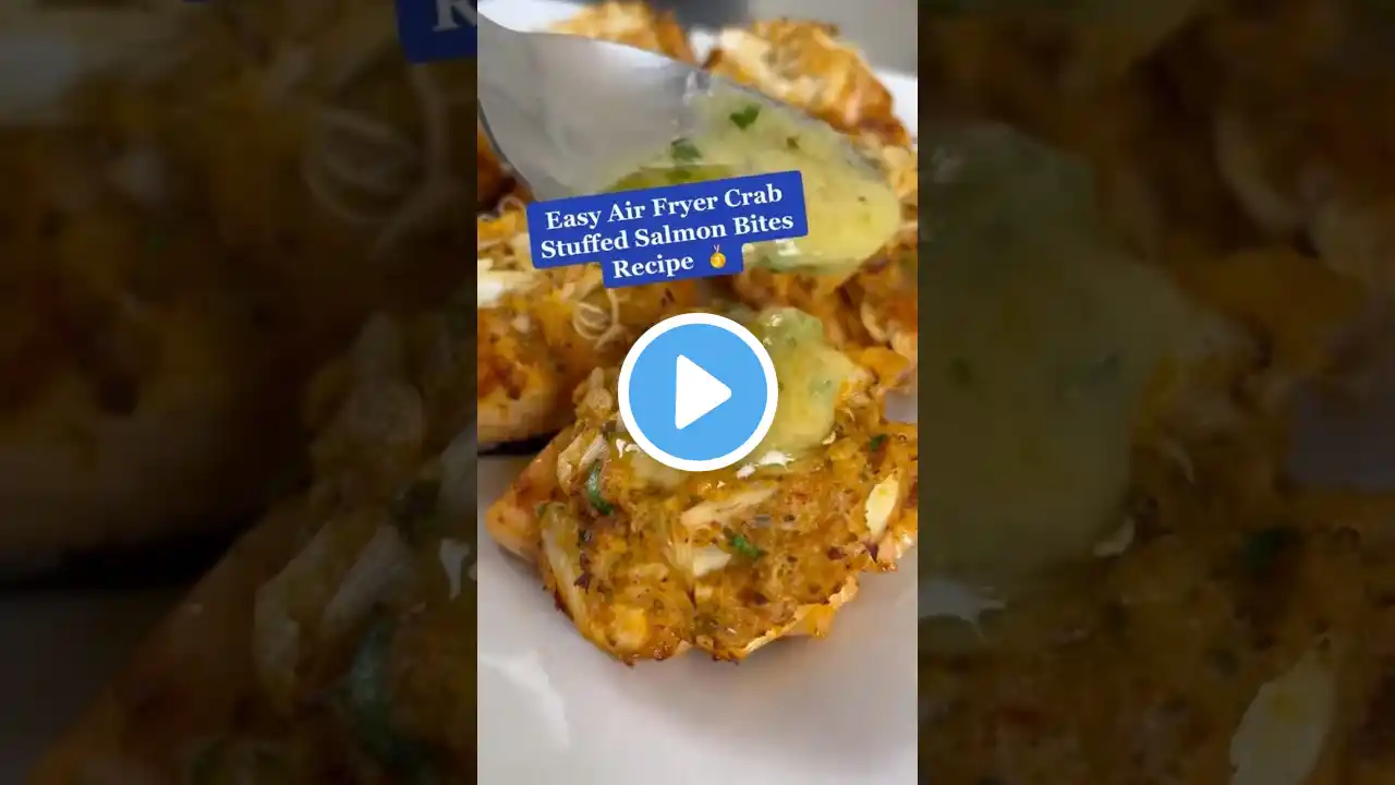 Satisfy Your Cravings with Crab Stuffed Salmon Bites #YouTubeShorts #shorts