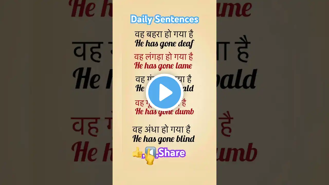 #spokenenglish #english #englishlearning #trending #shorts #Daily use English Sentences