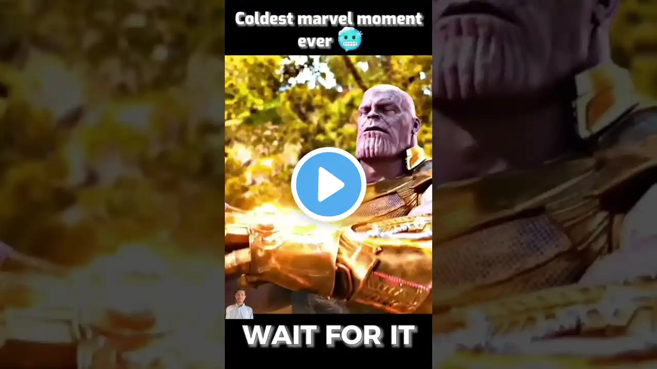 Coldest marvel moment ever 🥶 wait for end #shorts #thor #marvel #marvel #spiderman #best #viralvideo