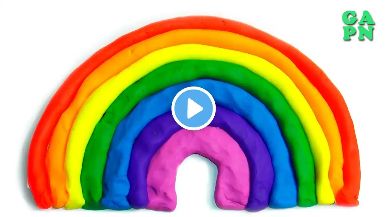 Aprender los colores con Arco Iris de plastilina Play Doh | Los Colores en Español |Videos Arco Iris