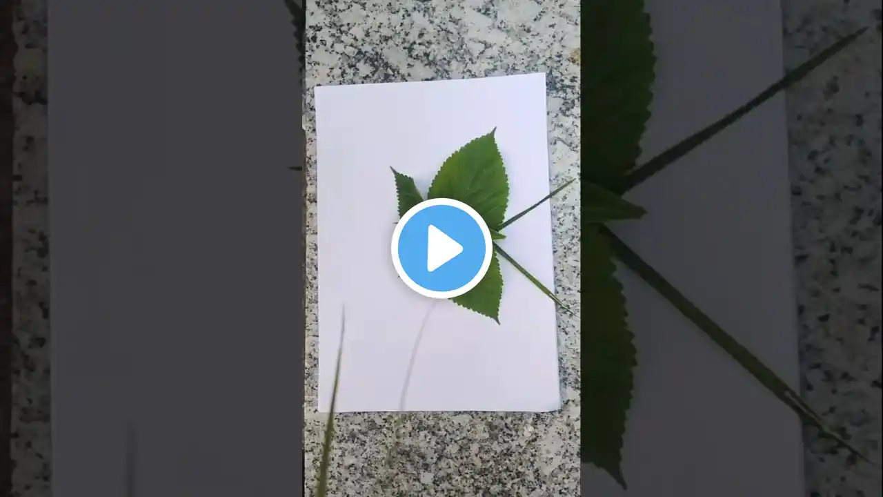 Leaft craft || 5min craft when you get bored ||  #drartandcraft #craft #diy #leafart #artandcraft