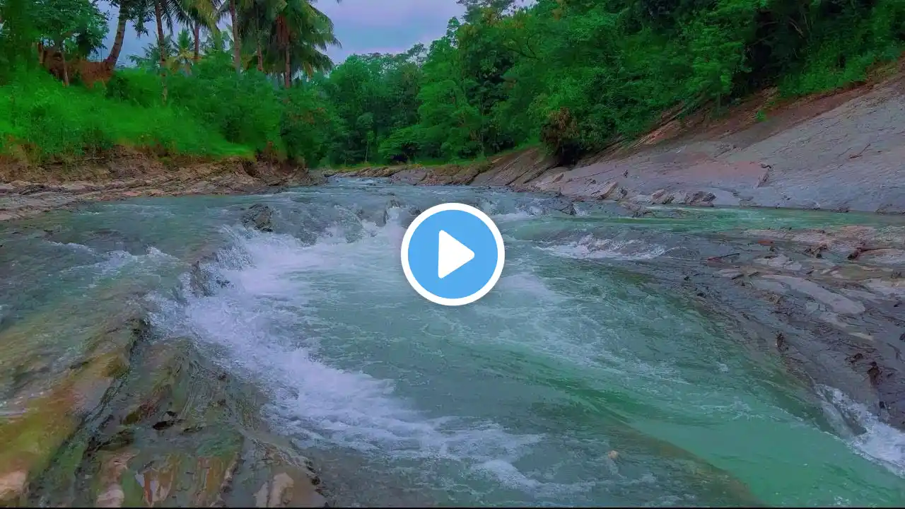 Crystal Clear River for a Soothing Sleep and Meditation | Nature Ambience for Peace